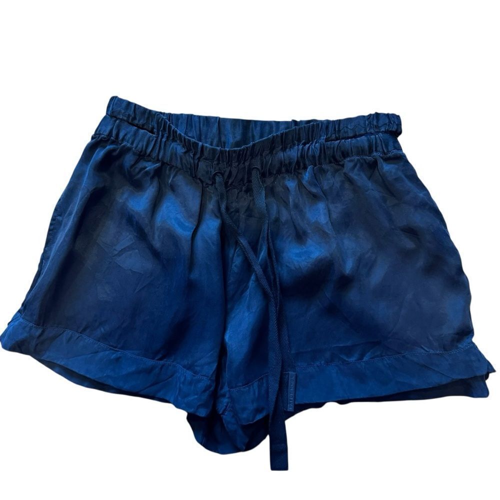 Prfct Nmbr Black Satin Side Cut Out Shorts